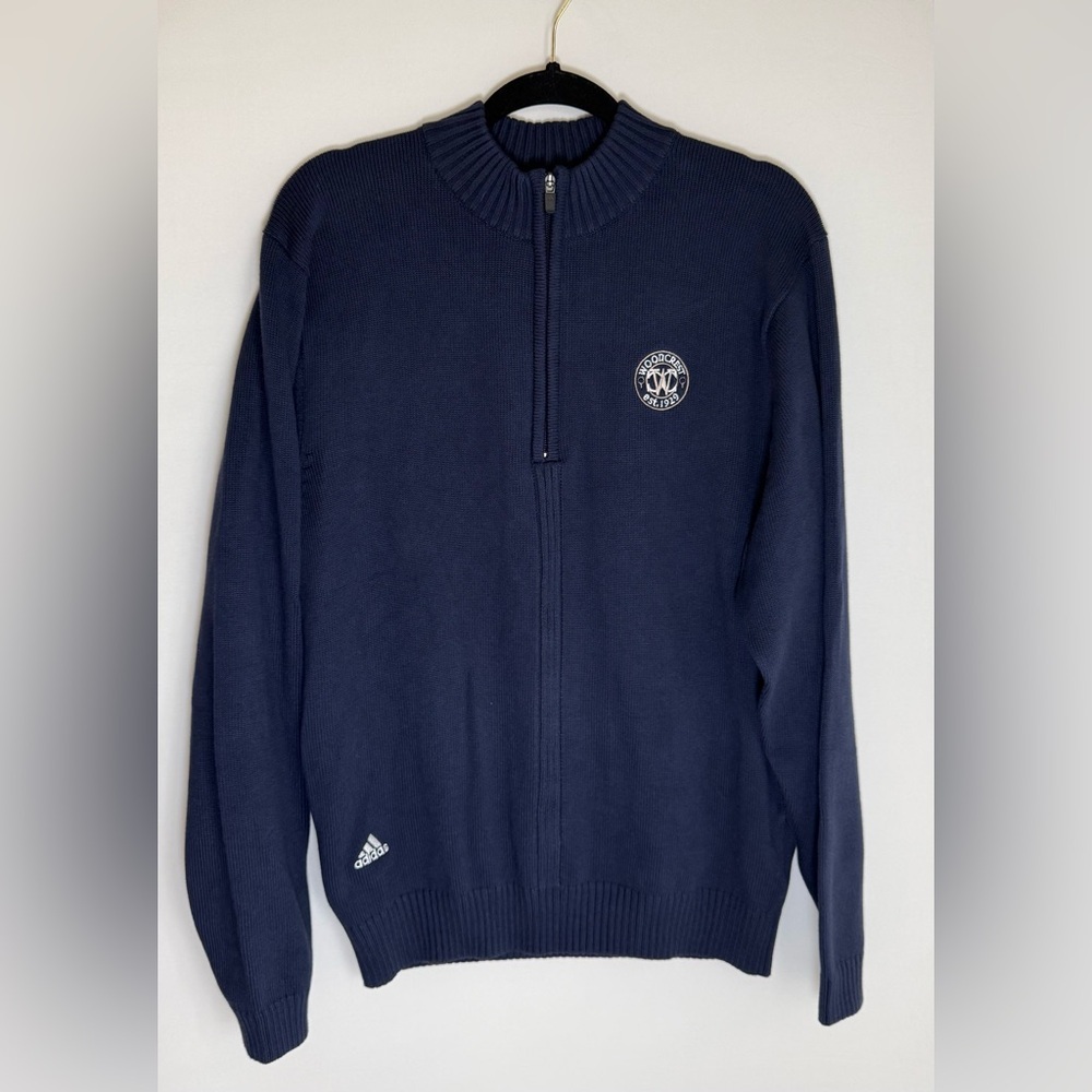 Adidas Climalite 1/4 zip embroidered sweater • Men’s Medium